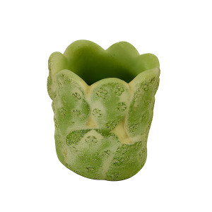 Handcrafted Green Decorative Planter – Small